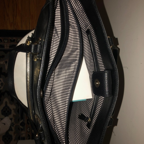 NWOT Nine West Black Purse with Gold Fixtures - Picture 5 of 5